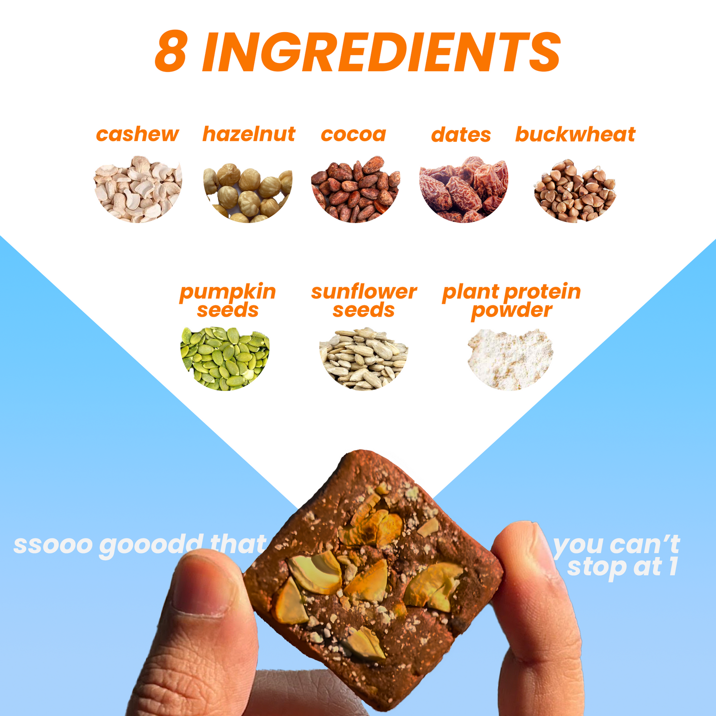 Hazelnut Energy Bites (30g) (Pack of 9 or 12)