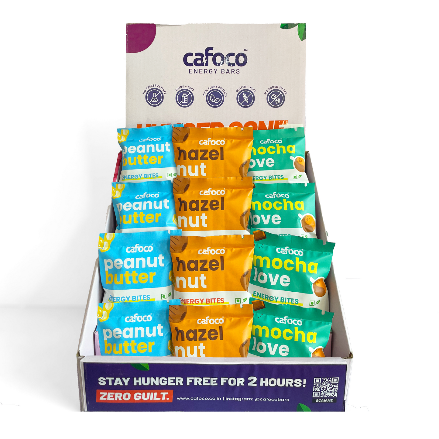 Hazelnut, Mocha and Peanut Butter (Pack of 12)