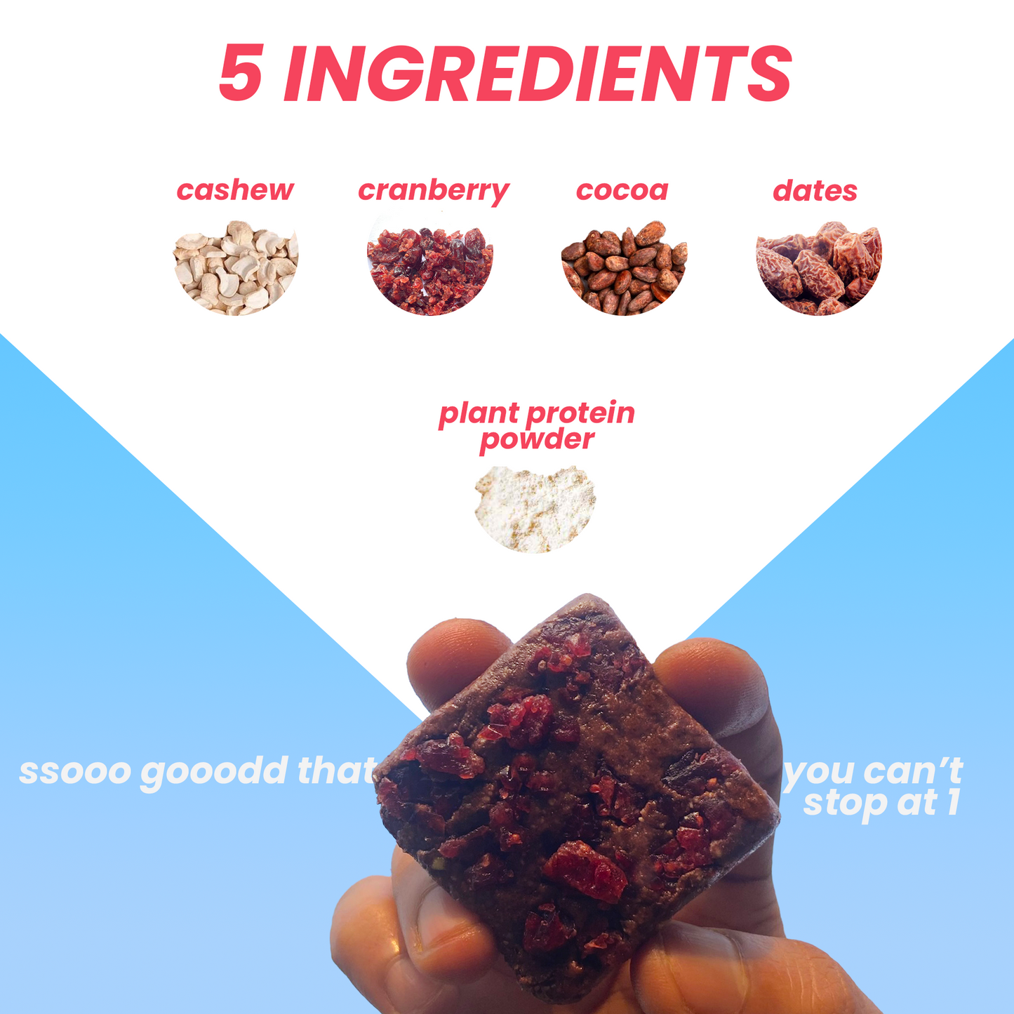 Cranberry Cocoa Bites (30g) (Pack of 9 or 12)