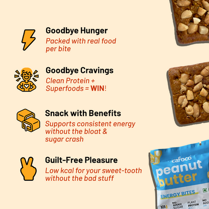 Peanut Butter 6g Protein Bites (30g) -  Pack of 6