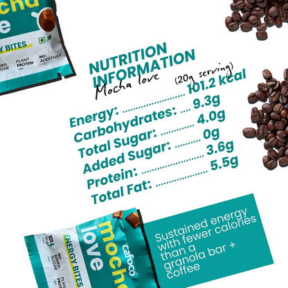 Mocha Arabica Bites (30g) (Pack of 9 or 12)