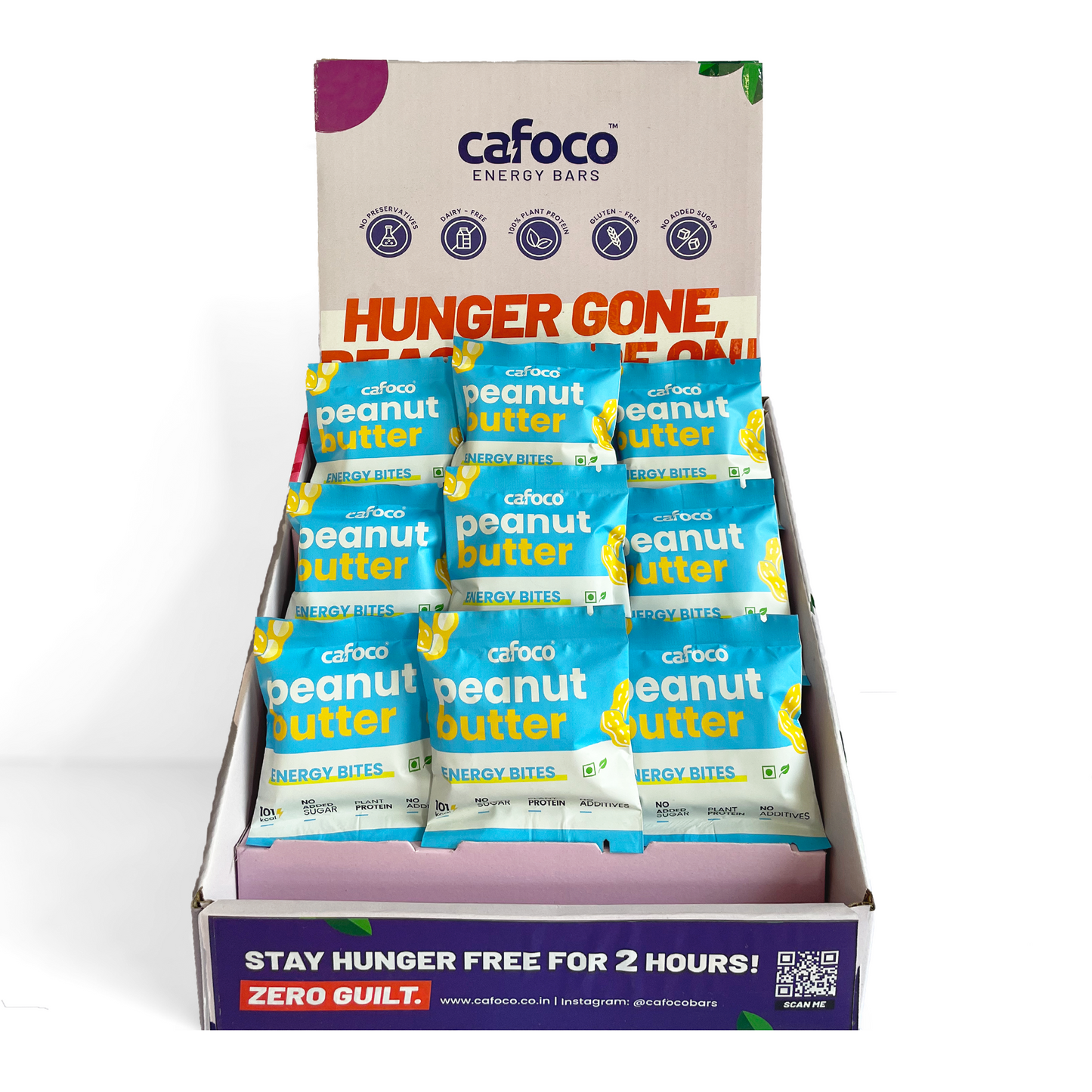 Peanut Butter 6g Protein Bites (30g) (Pack of 9)